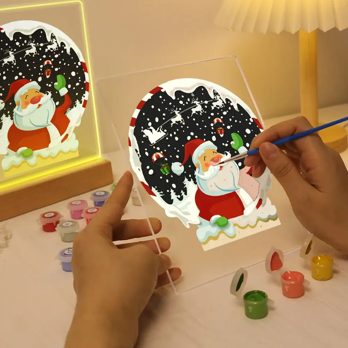 Amazing Santa - LED Malen nach Zahlen 1 - Paint by Numbers Amazing Santa - LED Paint by Numbers