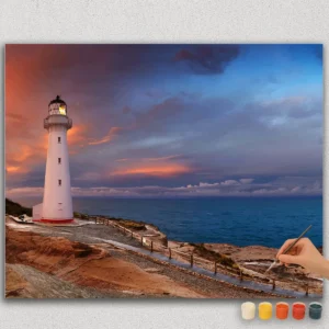 Der Leuchtturm am Meer