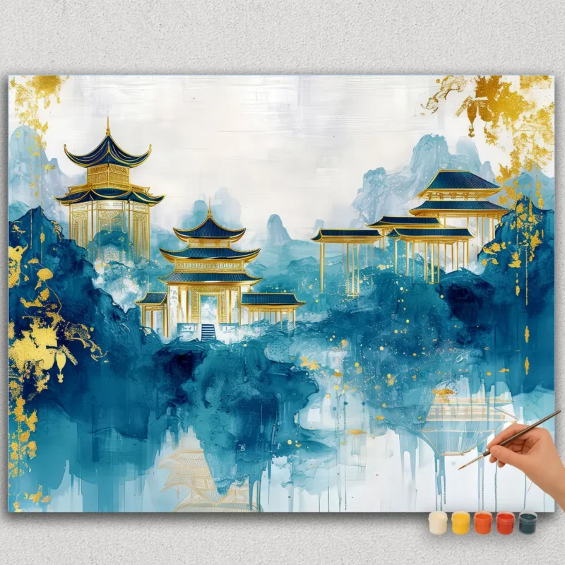 Paint By Numbers - DIamond Painting HORJPE (24) Asian Houses