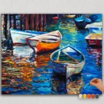 Paint By Numbers - DIamond Painting HORJPG (84) Colorful Boats