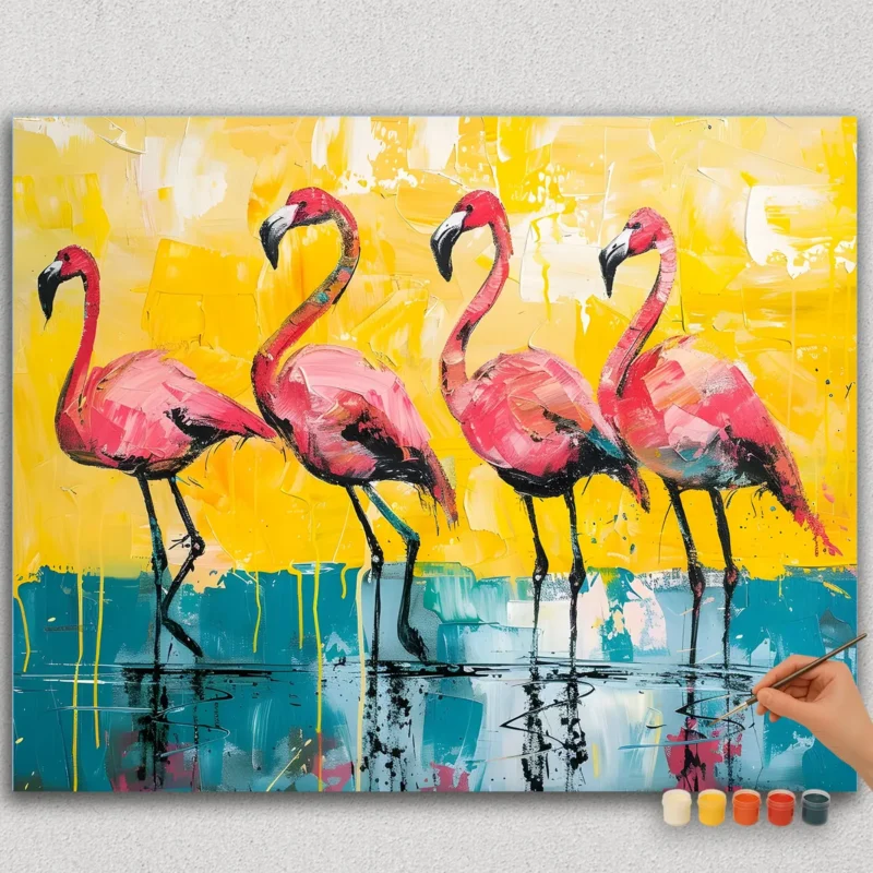 Paint By Numbers - DIamond Painting HORPN (5) Swan Family