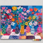 Paint By Numbers - DIamond Painting HORPN (56) Colorful Pots and Flowers