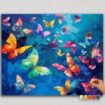 Paint By Numbers - DIamond Painting HORPN (59) Colorful Butterflies