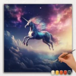 Paint By Numbers - DIamond Painting Square jp (44) Unicorn in Clouds