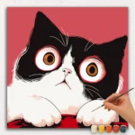 Paint By Numbers - DIamond Painting Square pn (22) Adorable Cat