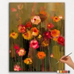 Multicolor Flowers - Paint By Numbers