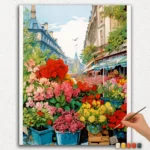 Paint By Numbers - DIamond Painting Ver JPE (29) The Flower Market Paint by Numbers