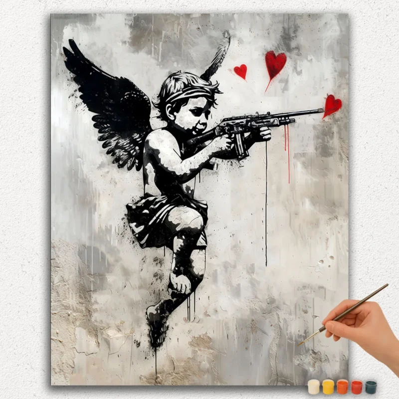 Paint By Numbers - DIamond Painting Ver JPE (31) The Angel Maximalist Paint by Numbers