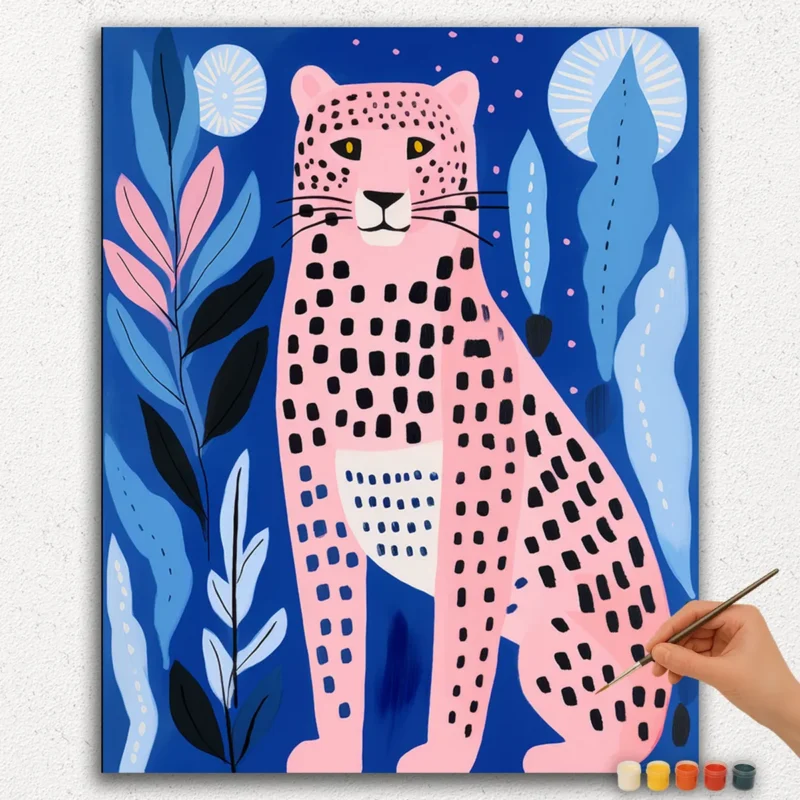 Paint By Numbers - DIamond Painting Ver JPE (39) Leopard - Paint By Numbers