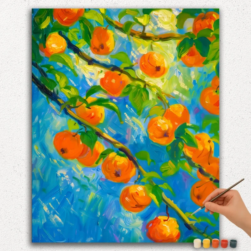 Paint By Numbers - DIamond Painting Ver JPE (52) Colorful Flowers - Paint By Numbers