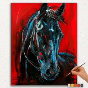 Black Horse - Paint by Numbers