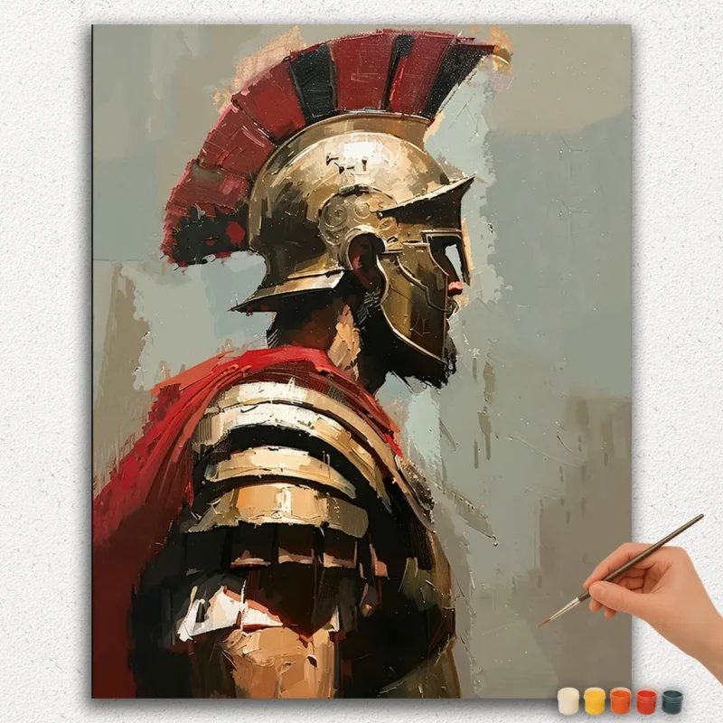 Paint By Numbers - DIamond Painting Ver JPE (54) The Powerful Worrier - Paint By Numbers