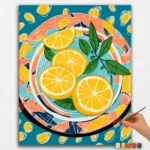 Paint By Numbers - DIamond Painting Ver JPE (79) Juicy Lemons - Paint by Numbers