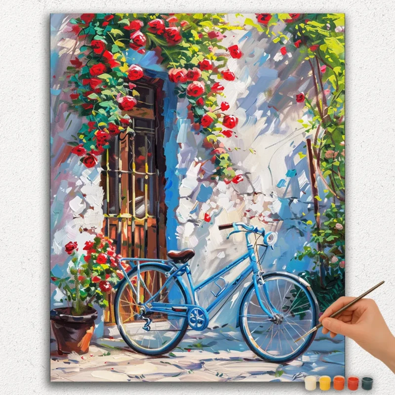 Paint By Numbers - DIamond Painting Ver PNV (128) The Vintage Cycle