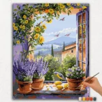 Flower Pots in Window