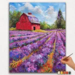 Paint By Numbers - DIamond Painting Ver PNV (154) House in Colorful Fields