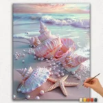 Paint By Numbers - DIamond Painting Ver PNV (221) Pearls on Beach
