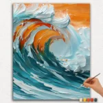 Paint By Numbers - DIamond Painting Ver PNV (275) Big Waves
