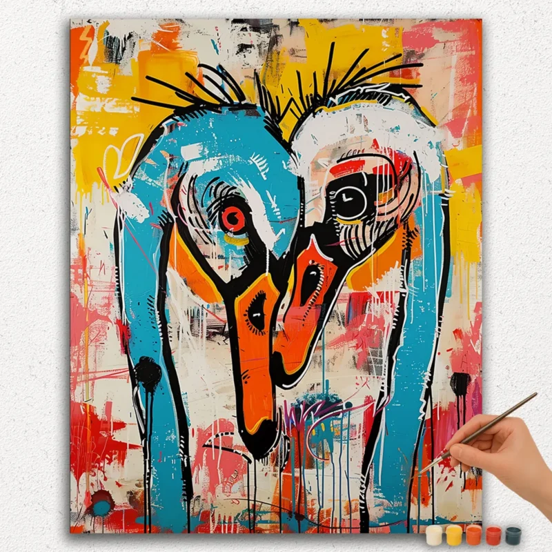 Paint By Numbers - DIamond Painting Ver PNV (343) Swan Love