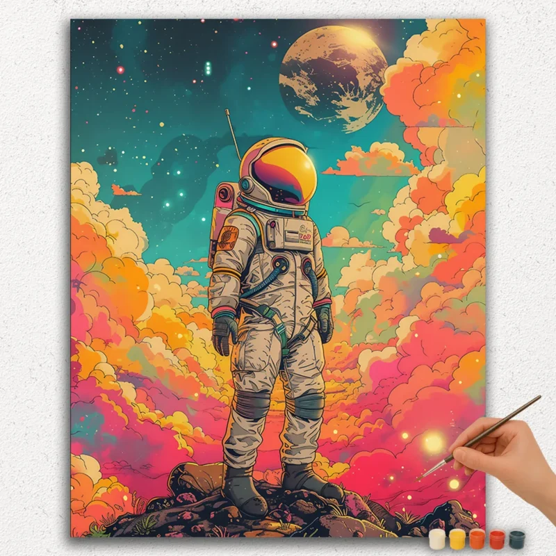 Paint By Numbers - DIamond Painting Ver PNV (345) Astronaut