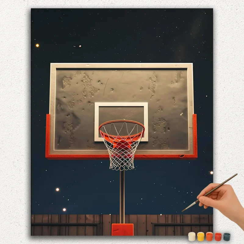 Paint By Numbers - DIamond Painting Ver PNV (357) Basketball Net