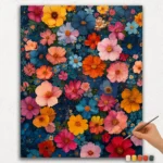 Paint By Numbers - DIamond Painting Ver PNV (420) Colorful Flowers