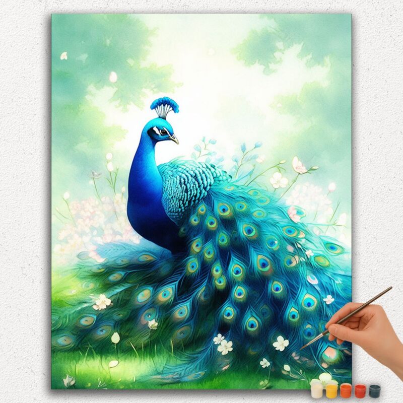 Paint By Numbers - DIamond Painting Ver PNV (47) The Peacock