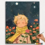 Paint By Numbers - DIamond Painting Ver PNV (481) A Boy and Flowers