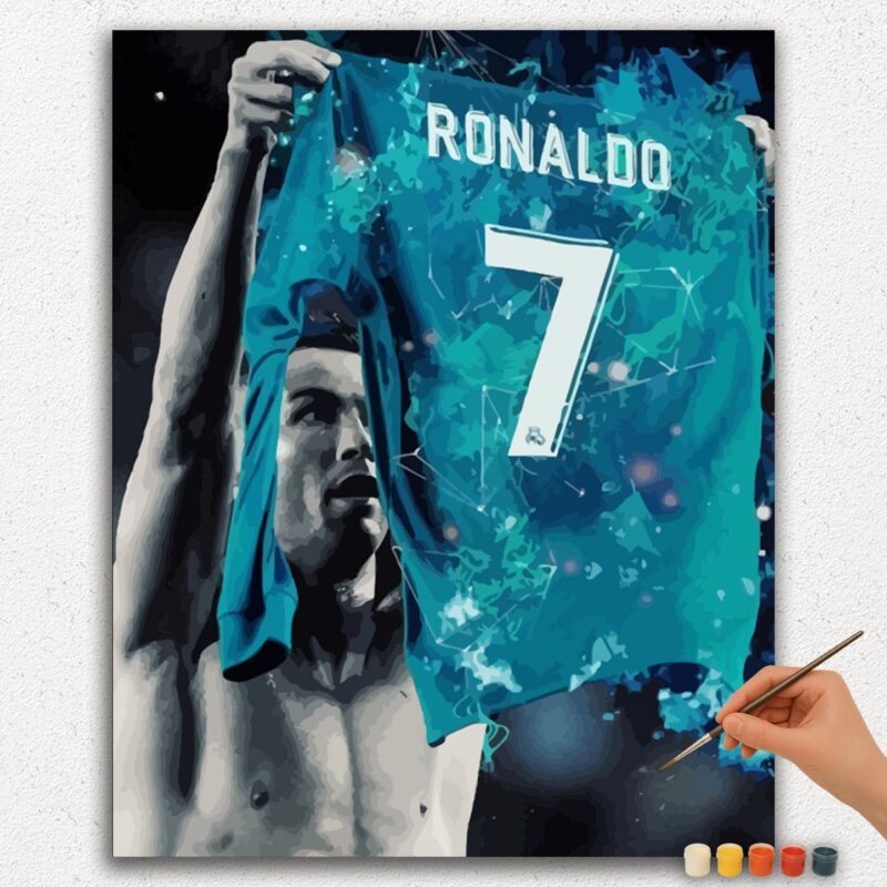 Paint By Numbers - DIamond Painting Ver PNV (55) Number 7 Ronaldo