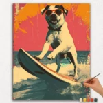 Surfing Dog