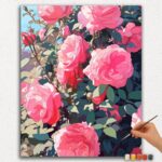 Paint By Numbers - DIamond Painting Ver PNV (81) The Pink Roses
