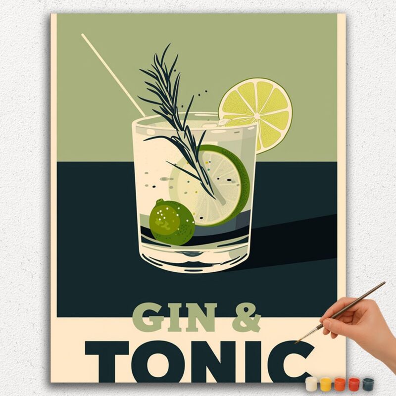 Paint By Numbers - DIamond Painting Ver jpgg (184) Gin and Tonic