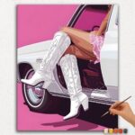 Paint By Numbers - DIamond Painting Ver jpgg (267) Girl in Car