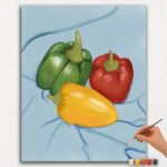 Paint By Numbers - DIamond Painting Ver jpgg (295) Colorful Capsicums