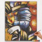 Paint By Numbers - DIamond Painting Ver jpgg (31) Abstract Portrait - Paint by Numbers