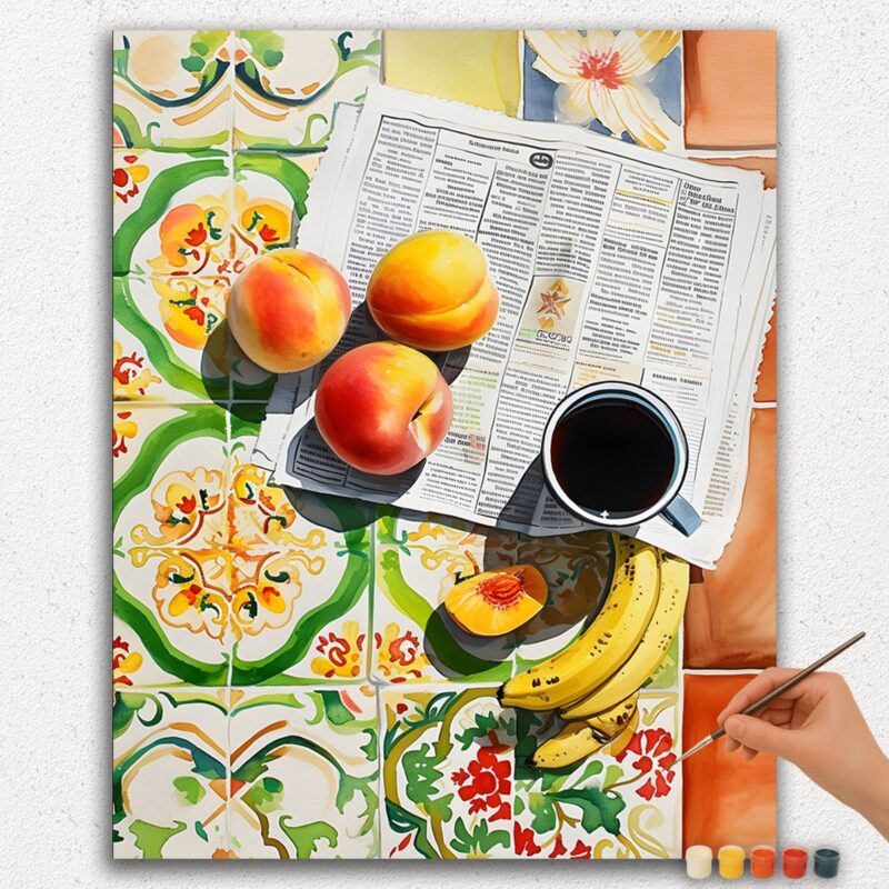 Paint By Numbers - DIamond Painting Ver jpgg (321) Fruits on a Paper