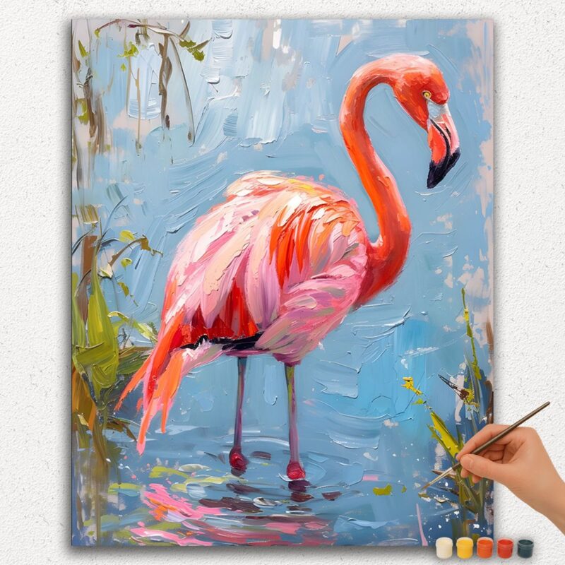 Paint By Numbers - DIamond Painting Ver jpgg (329) Pink Swan