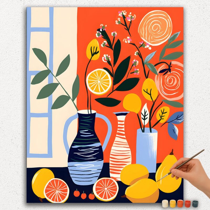 Paint By Numbers - DIamond Painting Ver jpgg (348) The Lemons and Flowers