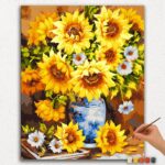 Sunflowers in Vase