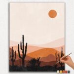 Paint By Numbers - DIamond Painting Ver jpgg (90) Sun and Mountains