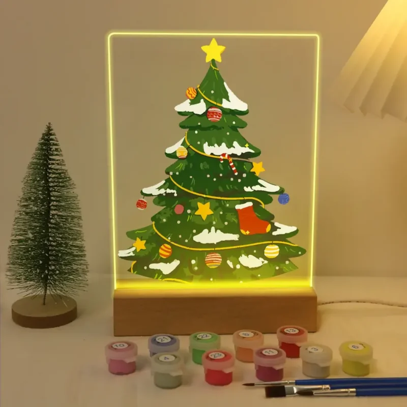 020-5 The Christmas Tree - LED Paint by Numbers