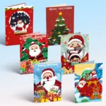 10 Personalized Christmas Cards - Paint by Numbers
