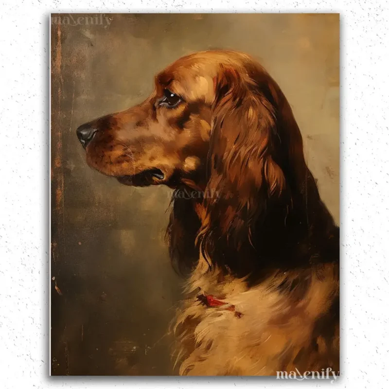 Dog in Autumn Weather