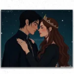 Acotar Paint by Numbers diamond Painting 41 Rhysand And Feyre Together