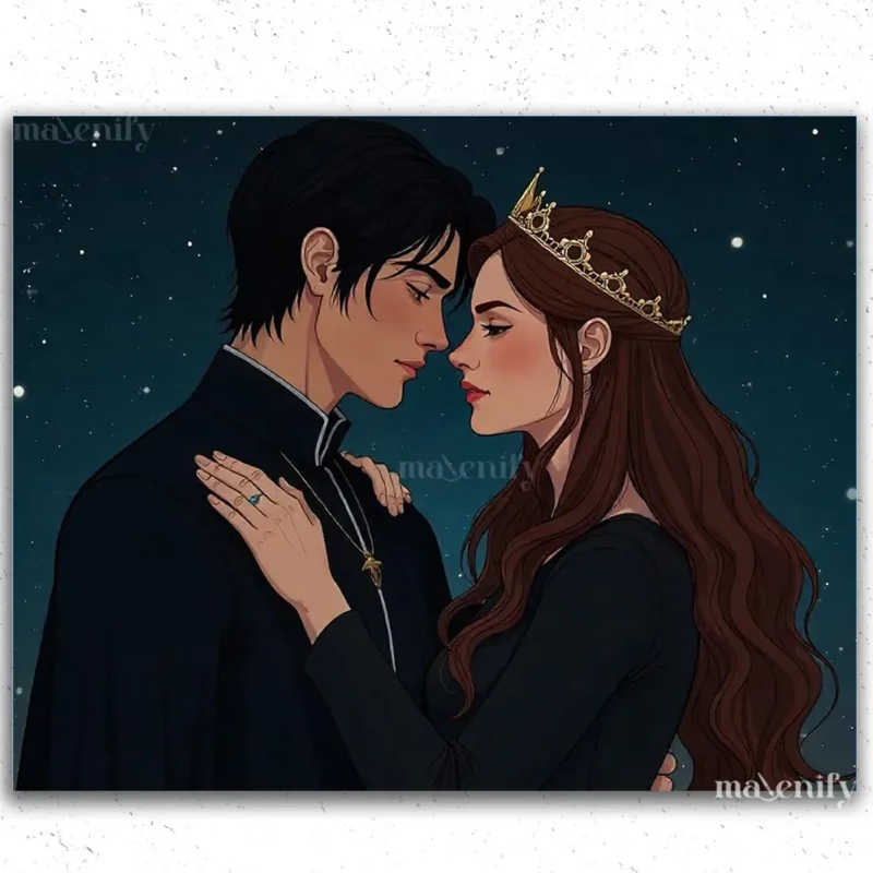 Acotar Paint by Numbers diamond Painting 41 Rhysand And Feyre Together