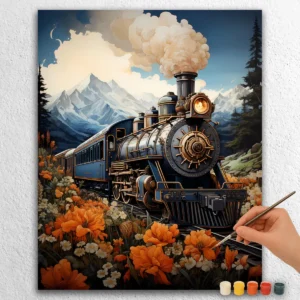 Vintage Train in Alaska