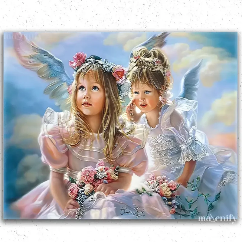 Cute Baby Angels in Heaven
