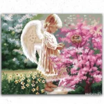Angel Paint By Numbers Diamond Paintings angel (3) Angel in Garden
