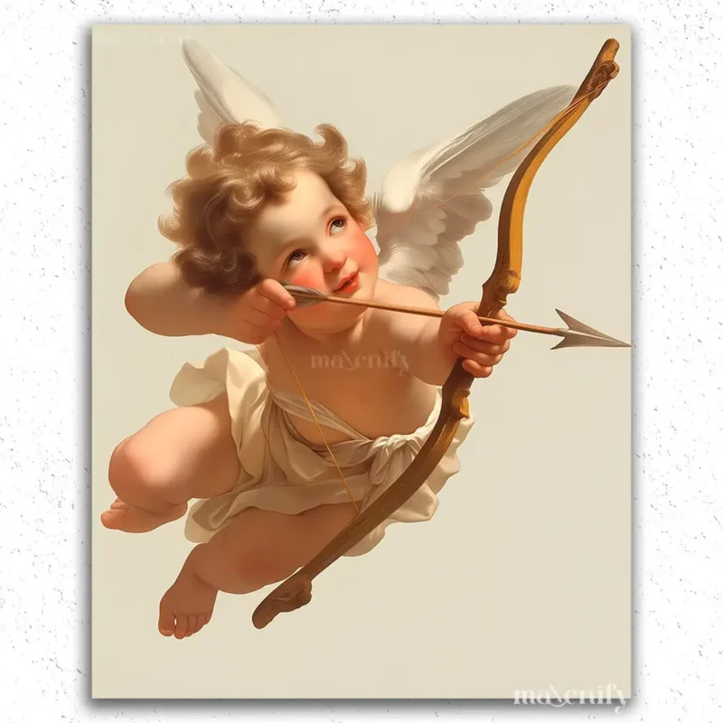 Angel Paint By Numbers Diamond Paintings angel (4).jpg Angel with Bow