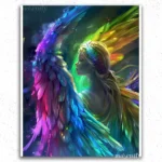 Angel Paint By Numbers Diamond Paintings angel (8) Angle with Colorful Wings